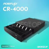 LACI UANG POSIFLEX CR4000 RJ11 | CASH DRAWER POSIFLEX CR-4000 BLACK 3