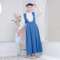Mybamus Saba Overall Dress – Overall Rok Denim M17647 R5S6