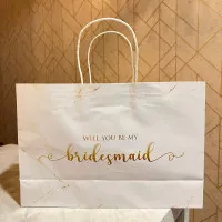 paper bag wedding (pink) | paperbag bridesmaid ready stok