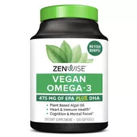 Zenwise Health, Marine Algae Derived Vegan Omega-3, 120 Softgels