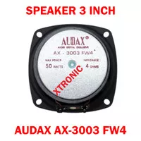 Speaker 3inch AX 3003 FW4 Speaker Audax AX3003 FW4 Woofer 3 inch 3in