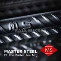 Besi Beton Polos 6 mm 8 mm Master Steel MS TP280 Sertifikat Full SNI