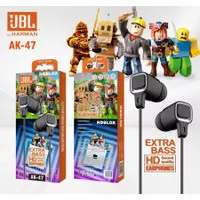 sale cuci gudang handsfree Gaming ROBLOX AK-47 Extra Bass earphone 