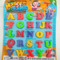 mainan huruf magnet letters