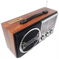 Radio Portable Model Kayu Jadul sonatec PRI-8288