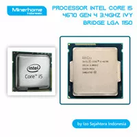 Processor Intel Core I5 4670K Gen 4 3.4Ghz Haswell LGA 1150