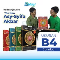 Al Quran Terjemah Perkata Asy-Syifa Akbar B4 quran Latin Tajwid Warna