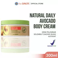 The Saem Natural Daily Avocado [ Body Cream ] 300ml