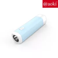 AOKI Senter tangan mulftifungsi USB charger baterai lhitium 5w+4smd