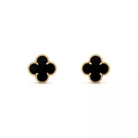 Sweet alhambra vc earing-necklace onyx Diamond Jewelry