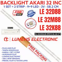 BACKLIGHT TV LED AKARI 32 INC LE32D88 LE32M88 LE32K88 32M LAMPU BL 9K