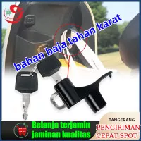 Kunci Pengaman Helm Anti Maling Universal Ukuran Untuk Stang Motor