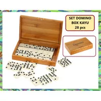 Game Board Batu Domino Box Kayu Wooden Box Kartu Gaple 056