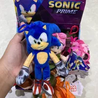 Sonic Prime Plush Doll Keychain (5 Variasi) Boneka Gantungan Sonic