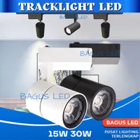 Lampu Rell Track LED Sorot Lampu Track Light Spotlight 15W 30W Garansi