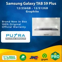 (RESMI) Samsung Galaxy TAB S9 Plus 5G 12/256GB 12/512GB Graphite