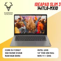 Lenovo IP Slim 3 14ITL6 MXID CORE i5 1135G4 8GB 512SSD 14"FHD W11+OHS