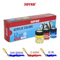 Cat Akrilik Acrylic Color Set Joyko ACC-10ML-12 isi 12 Warna 10ml