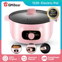 GM Bear Panci Listrik Serbaguna 22cm 1226-Multifunction Electric Pot