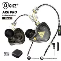 Earphone QKZ AK6 Pro Mic Bass In Ear Monitor Headset Detachable IEM