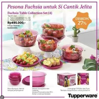 Tupperware Table collection set 1 Liter & 2 Liter