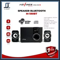 Speaker Advance M180BT Bluetooth Multimedia with Subwoofer & FM Radio