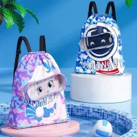 Tas Renang Anak Anti air waterproof tas ransel serut anak multifungsi 