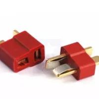 Fireproof T-plug dean connector for RC ESC battery (male & female)