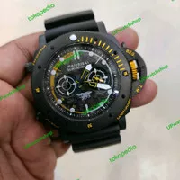 Jam Tangan Pria P. Sub Military Black Yellow Automatic