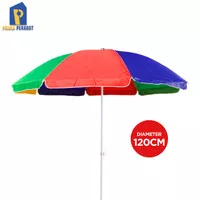 Payung Tenda | Payung Pantai | Payung Taman UK 48 inch (120- 240 cm)