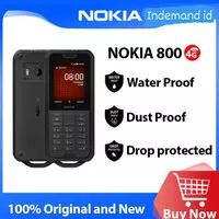 Nokia 800 Tough 4G KaiOs Hp Outdoor Wifi Radio FM Hotspot Tahan Air