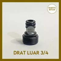 Konektor Kran Drat Luar 3/4 inch Sambungan Selang Air Quick Release