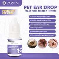 Pet Ear Drop Obat Tetes Telinga Kutu/ Infeksi Anjing Kucing Hewan