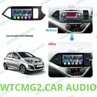 frame head unit android 9 inch kia picanto 2011- 2017