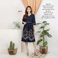 Batik Dress Mini Wanita Premium Katun Stretch all size fit to L JP025