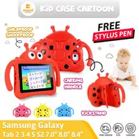 Samsung Tab 2 3 4 S S2 7.0 8.0 8.4 Softcase Kumbang Casing Anak Cover