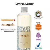 750ML Amagula Simple Syrup / 100% Halal / Syrup & Sauce / HORECA