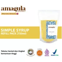 Simple syrup (Refill) By Amagula / 750 ML / 100% Halal /HORECA
