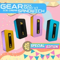 Gear Box Mod ice cream  sandwich 220W Authentic By Coil Gear X Vapeoi