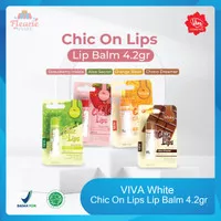 Viva White Chic On Lips Lip Balm 4.2gr - Pelembab Bibir Original BPOM
