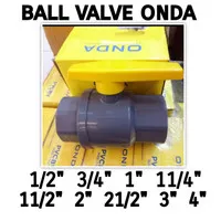 Ballvalve 1/2 3/4 1 11/4 11/2 1,5 2 inch Onda ball valve stop kran