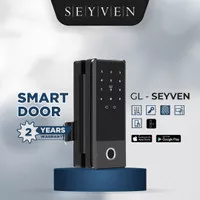 Seyven smartdoor lock / smart lock pintu ALUMINIUM dan KACA