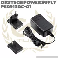 DIGITECH PS0913DC-01 Power Supply | Adaptor Efek 9V 1300mA Adapter