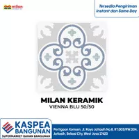 KERAMIK MOTIF VINTAGE MILAN KERAMIK VIENNA BLU 50/50 KW2