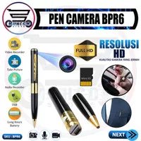 Pulpen Kamera BPR 6 Spy Cam Pen Camera HD Pengintai BPR6 Original