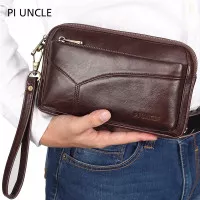 Handbag pria kulit sapi asli/clutch bag pria import/ tas jinjing #2270