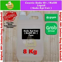 Caustic Soda Liquid 5 L / Soda Api Cair 5 L / Naoh Liquid 48% VIA OJOL