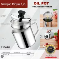 OIL POT STAINLESS STEEL 