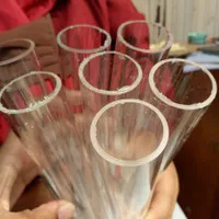 Pipa Akrilik Tabung Acrylic Tube Bening Clear Transparan od mm x id mm