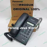 Telepon Kabel Panasonic KX-T7703 (Hitam) Pesawat Telepon Rumah T7703